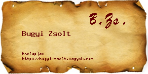 Bugyi Zsolt névjegykártya